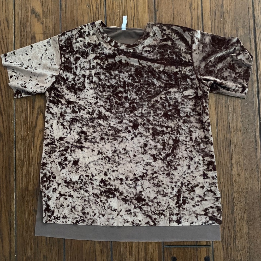 Velvet Rose Gold Top 3/$10